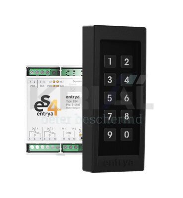 Cifero inox ES4 Black met app en toegangscontrole - Universeel