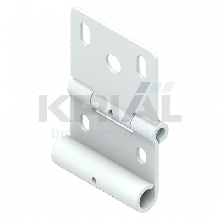 Zijscharnier met wielhouder, niet-verstelbaar