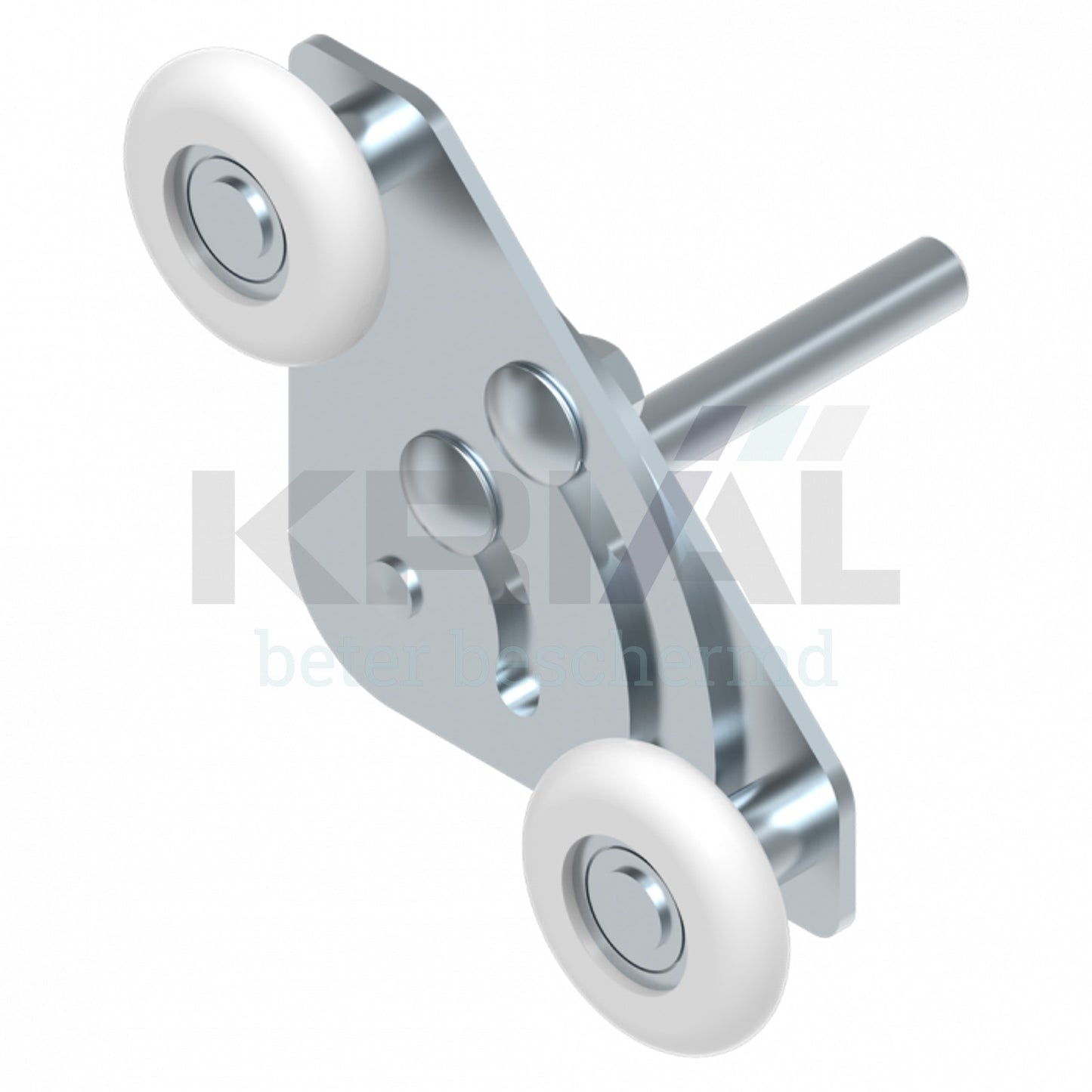 Tandem loopwiel, verstelbaar, kort