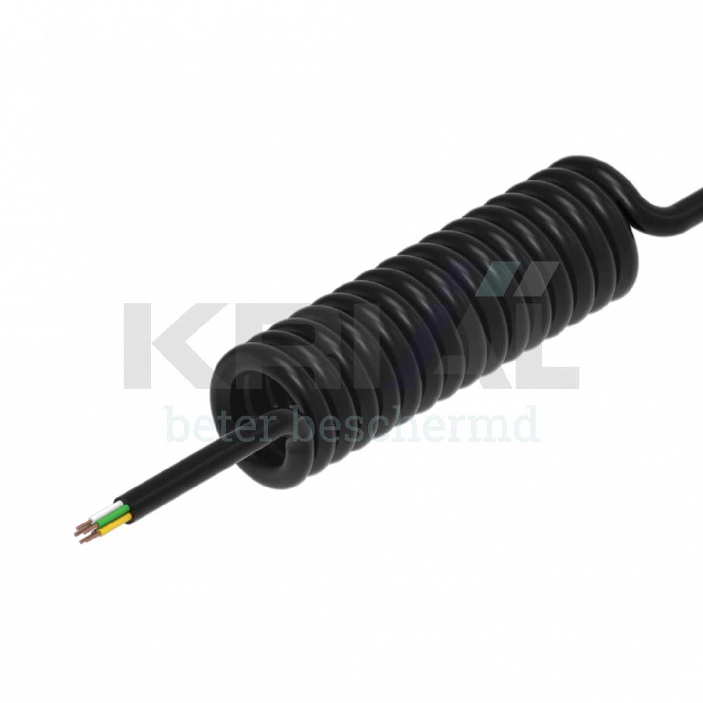 5-aderige spiraalkabel, 1600mm