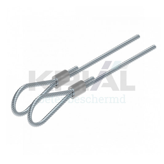 Kabelset met lus 3mm