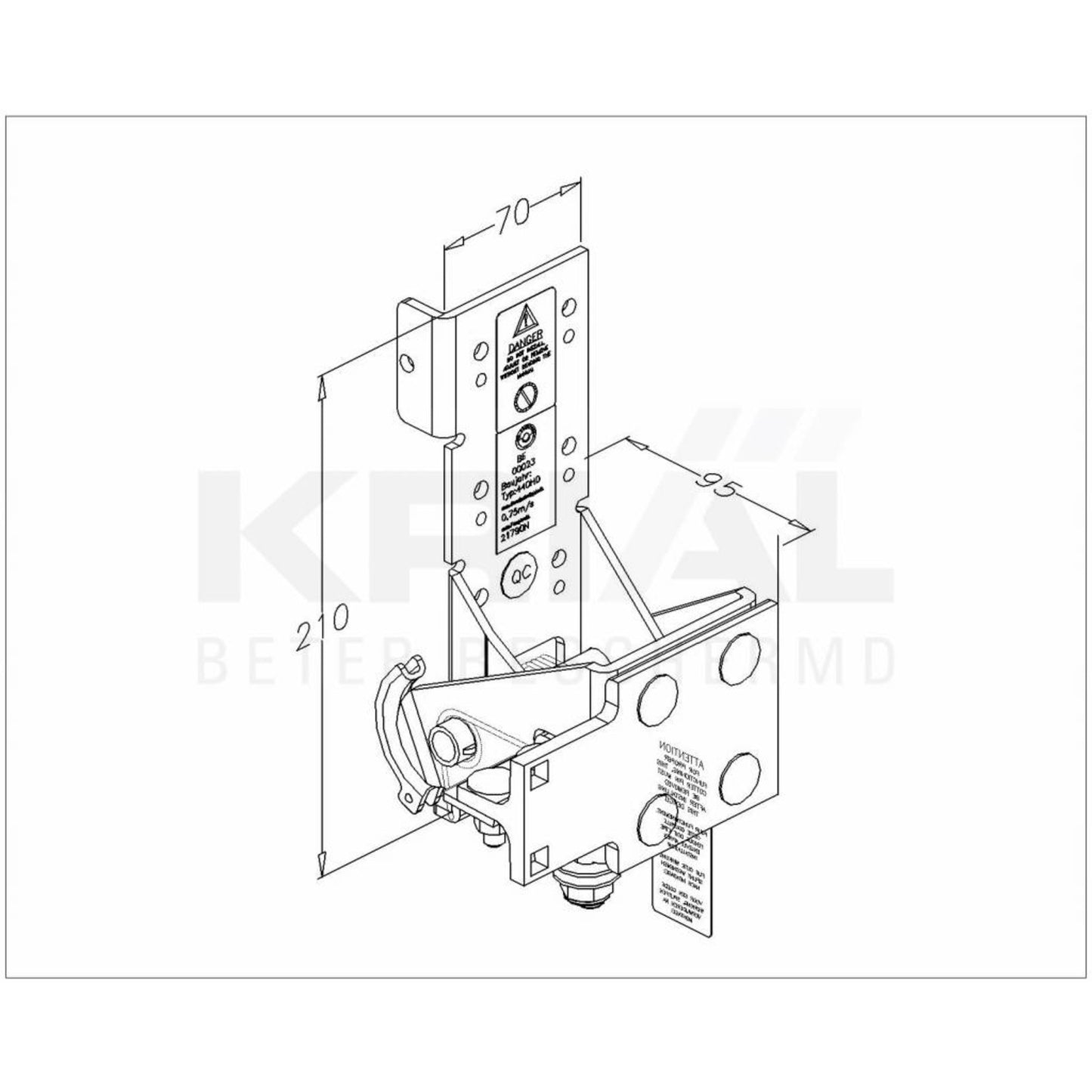 Industriële kabelbreukbeveiliging 3194