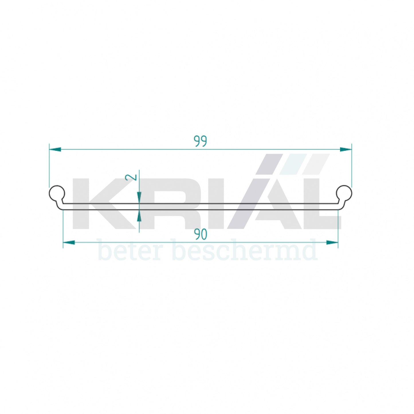 Bodemrubber loopdeur