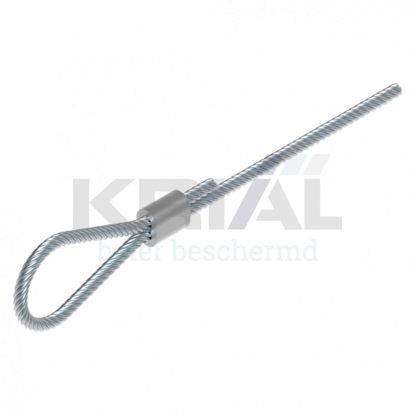 Kabelset met oog 4mm