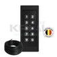 Cifero inox ES4 Black met app en toegangscontrole - Universeel