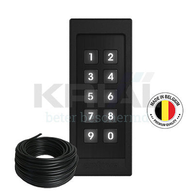 Cifero inox ES4 Black met app en toegangscontrole - Universeel