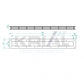Rechthoekig RVS venster met matte plexibaglazing - art 6043