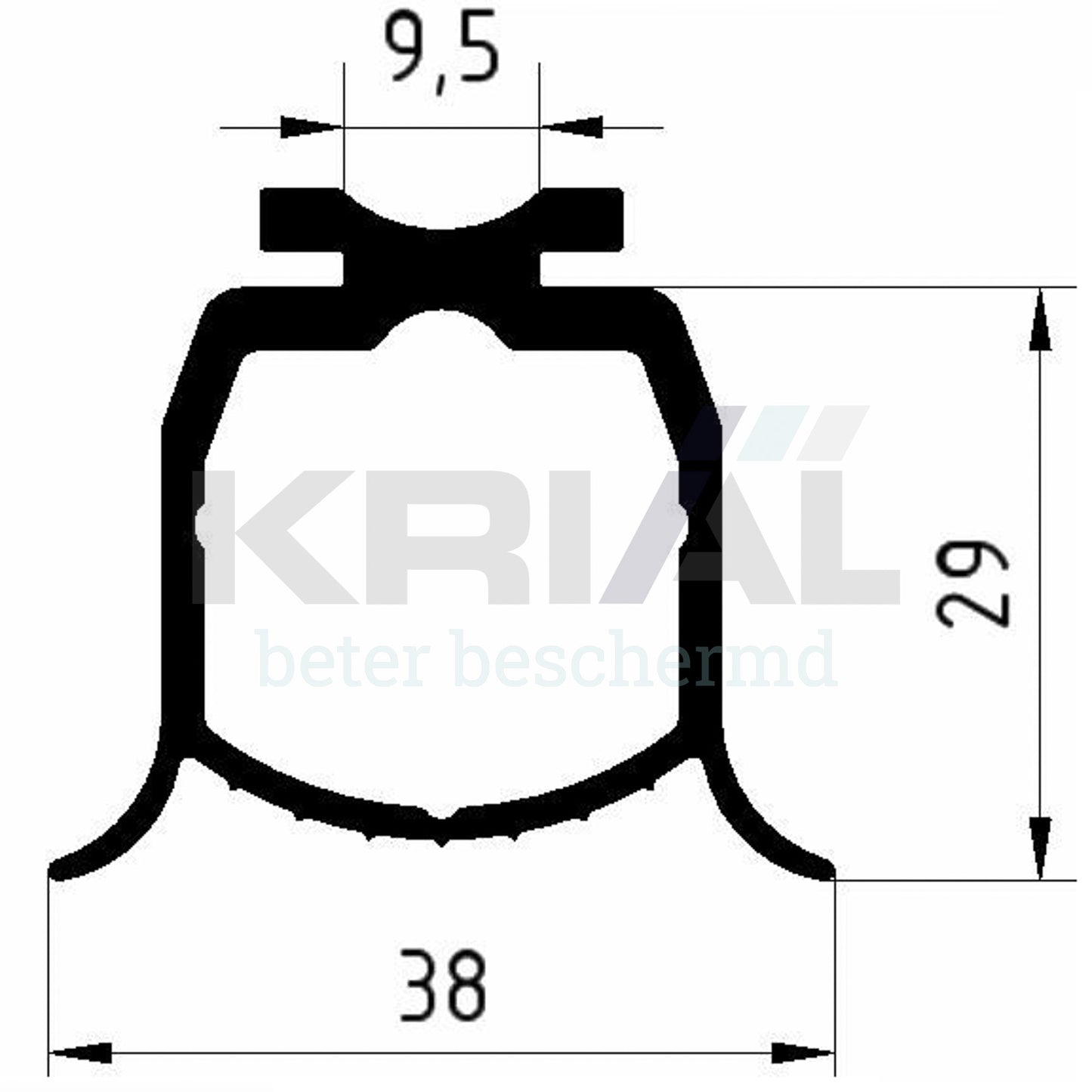 Bodemrubber KRI05714